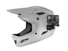 GoPro front and side helmet mount for motorcycle, ski or bicycle helmets - black